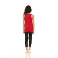 thumbnail image 4 of Pink Angel Girls' 6-Pack Ribbed Tank Tops – Sleeveless Undershirts & Everyday Layering Tees, 4 of 12