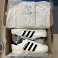 thumbnail image 1 of Adi - das Superstar 80s x Sneakersnstuff Kinenbi 2020 Size 8.5 Men’s, 1 of 6