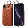 thumbnail image 1 of iPhone XR Case ,Card Slots Leather Wrist Strap Phone Cover for iPhone XR, 1 of 5