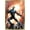 Gold Framed Version, variant on DC Comics - Nightwing - Fire Wall Poster, 22.375" x 34", Framed