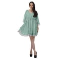 thumbnail image 5 of Moomaya Cover Womens Summer Dresses Plus Size Kimono Sexy Printed Mini Dress, 5 of 6