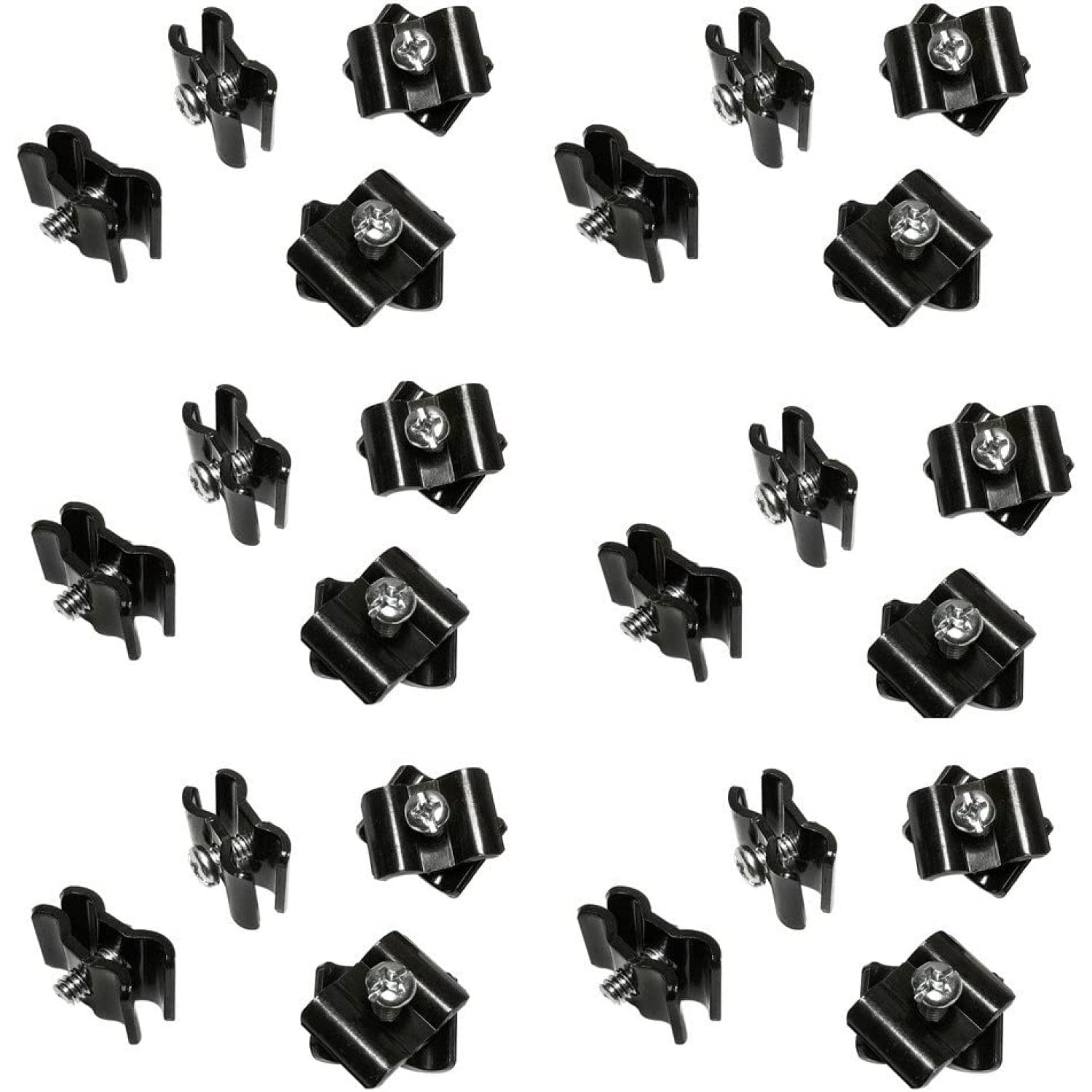 Codllyne 100 Pc Gloss Black Gridwall Joining Connectors Grid Panel