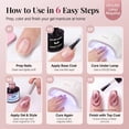 thumbnail image 3 of Morovan Nude Pink Cat Eye Gel Nail Polish Set with Magnet,10 Sheer Magnetic Gel Colors with Base & Top Coats for Elegant DIY Manicure, 3 of 9