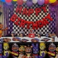 thumbnail image 4 of 82 PCS Five Nights Tableware Sets, FNAF Birthday Party Paper Plates and Napkins Set Includes 40 PCS Plates, 20 PCS Napkins, 20 PCS Paper Cups, 2 Tablecloth for Birthday Party Supplies, 4 of 4