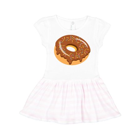 

Inktastic Chocolate Donut with Sprinkles Gift Toddler Girl Dress