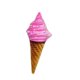 thumbnail image 1 of Pet Dog Plush Canvas Toy Simulación Postre Helado Masticar Squeak Toys (Strawberry Dog Canvas), 1 of 2