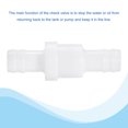 thumbnail image 4 of Uxcell 13.3mm Dia. Hose Connector Non Return One Way Check Valves White 4 Pack, 4 of 5