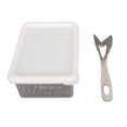 thumbnail image 2 of Butter Holder, Butter Case Stainless Steel Knife Low Temperature Resistant 200g  for Fridge, 2 of 7