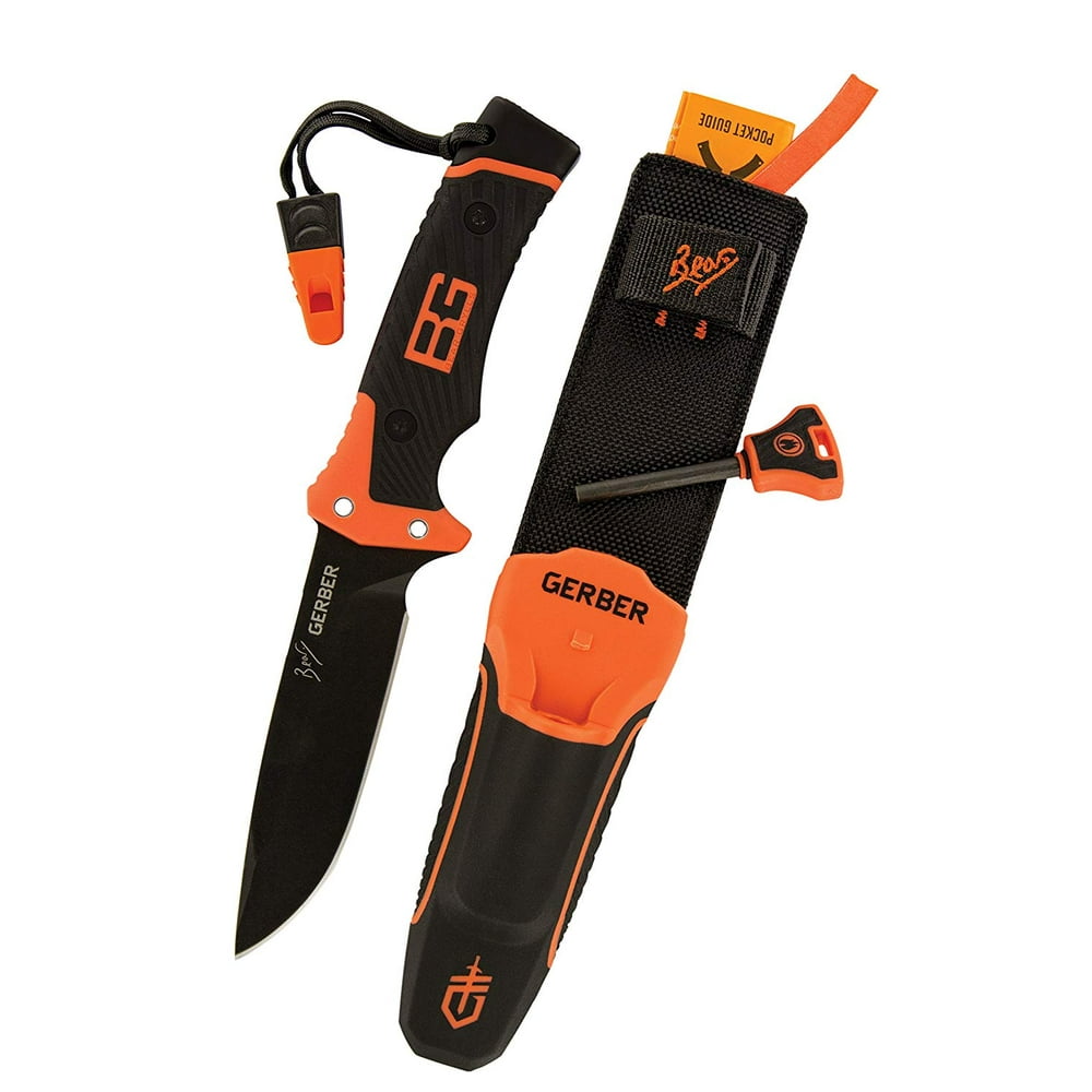 Gerber Bear Grylls Ultimate Pro Knife, Fine Edge [31001901] Walmart