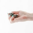 thumbnail image 4 of Rear Assets Petite Aluminum Anal Plug, Gunmetal/Rainbow, 4 of 5