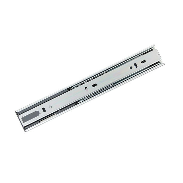Adaptador de armario de riel de cierre suave con cojinete de bolas, corredera deslizante, 10 "-20 Longitud de 12 pulgadas (30 cm) Sunnimix Diapositiva del cajón del cojinete de bolas