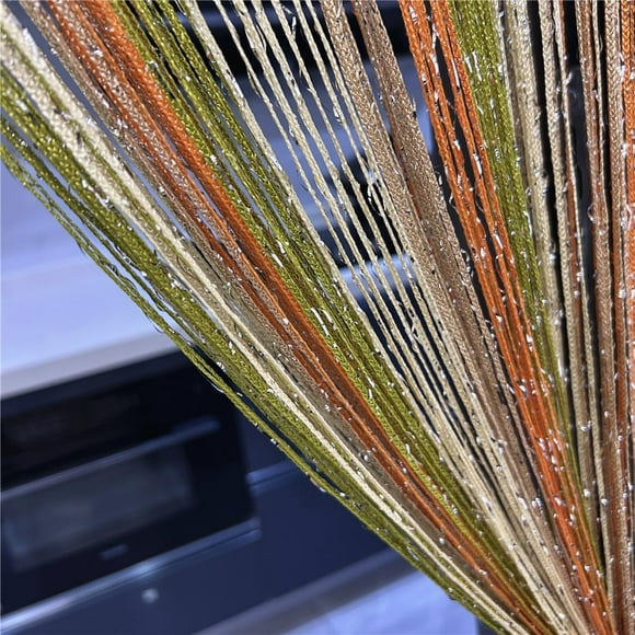 Panel de puerta con cuerda dividida Curtain Ave, borla, 100 x 200 cm