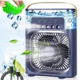 thumbnail image 3 of Enfriador de Aire Portátil Colco Refrigerado por Agua Mini Ventilador de Aire Acondicionado Personal Azul, 3 of 8