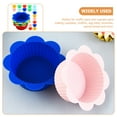 thumbnail image 5 of PAMINGONO Reusable Silicone Muffin Liners with Assorted Color for Home Use Perfect for Muffin Pan and Cupcake Pan 24 pcs, 5 of 8