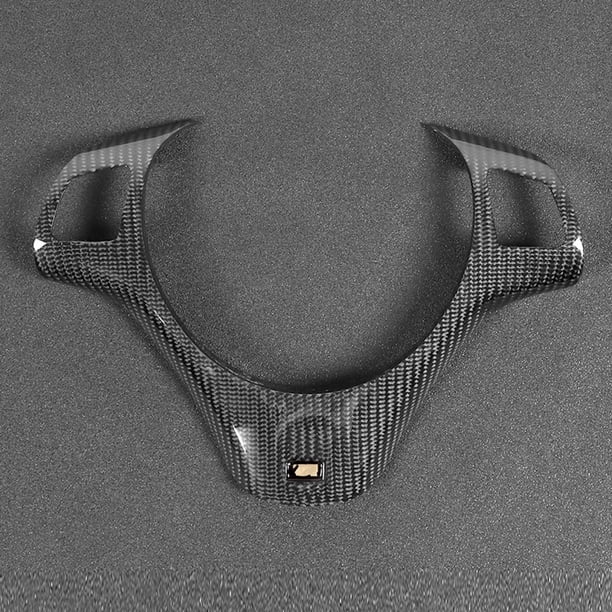 Embellecedor de decoración interior de coche, cubierta de volante de fibra de carbono Accesorio de interior de coche de fibra de carbono Confiabilidad excepcional