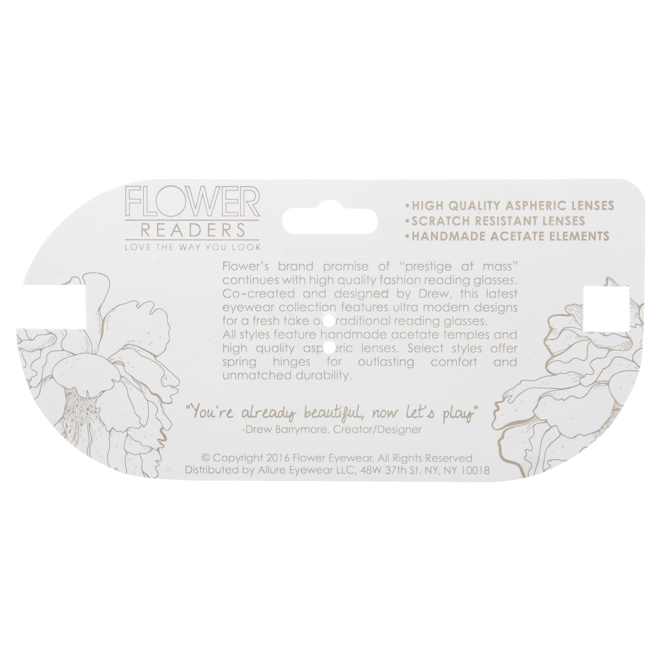 Flower by Drew Barrymore Mae Tortoise 2.50 Reading Glasses