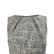 Jason Wu Sleeveless Tweed Mini Dress in Grey Cotton