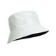 thumbnail image 5 of Sombrero de cubo Sombrero para el sol Cómodo Moda Verano Plegable Clásico Adultos Pescador Blanco, 5 of 9