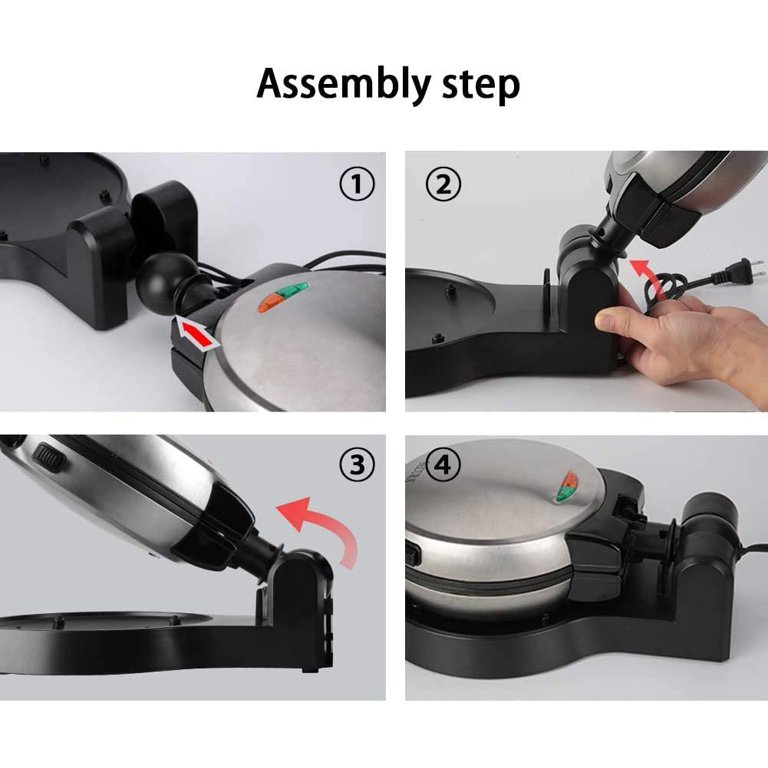  Waffle Maker With 7 Removable Plates, Automatic