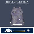 thumbnail image 5 of FORMRS Unisex School Backpack 17" Student Travel Bag with Laptop Compartment, Pastel Purple Marble Pattern, 5 of 7