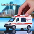 thumbnail image 3 of Simulation Ambulance Toy - Sound & Light Vehicle Model for Play, 3 of 7
