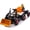 Orange, variant on Track Seven 24V Ride on Excavator, 4-in-1 Construction Excavator, Dump Truck & Bulldozer, Ride on Tractor Electric Car with Remote Control, Swivel Seat, Music, Ride on Toy Car for Kids Aged 3+, Blue