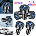 thumbnail image 1 of Cargador Coche 66 W Adaptador Corriente Azul 4 Puertos para (4USB), 1 of 6