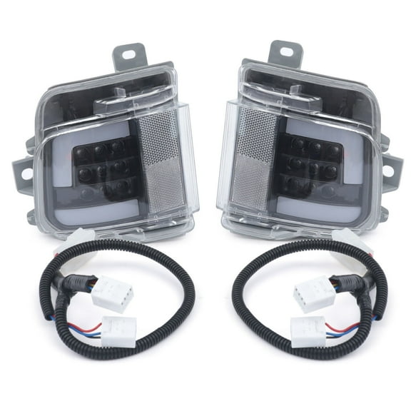 1 Pair Smoked LED Rear Fog Light Lamp For Toyota Land Cruiser LC200 2016-2020 US