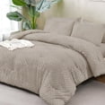 thumbnail image 2 of ANGENIA 7 Pieces Full Size Comforter Sets Linen - Bed in a Bag Full Boho Soft Fluffy Tufted Bed Set with Comforter, Sheets, Pillowcases & Shams, 2 of 7