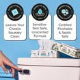 thumbnail image 4 of Poo~Pourri Flushable Wipes, Fragrance-Free, 3-Pack 150ct, 4 of 13