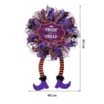 thumbnail image 2 of Niusricy Halloween Decorations Wreath Witch, Halloween Wreaths for Front Door with Witch Hat Leg Mesh Decor Indoor Outdoor, 2 of 6