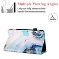 thumbnail image 4 of Allytech iPad 10.2" 8th Generation Case 2020, iPad 10.2" 7th Gen Case 2019, iPad Air 3 10.5" Case, Smart Cover Auto Sleep Wake Kickstand Flip Shockproof Case for Apple iPad 10.2", Marble, 4 of 6
