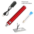 thumbnail image 2 of Ounissouiy Soldador USB, placa de circuito ajustable, herramienta de soldadura recargable, artesanía manual, suministros de electricista Accesorios para electrodomésticos Rojo Ounissouiy HA062524-04, 2 of 6