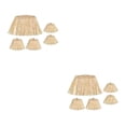 thumbnail image 2 of Redempat 5 Belles Jupes Hawaïennes pour Fête Déguisement Raphia 2Set, 2 of 6