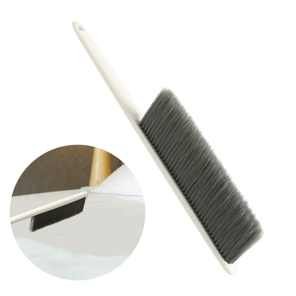 LITINKIMI Floor Brush Indoor White for Daily Use with Long Handle 1Set 15x3x0.9In