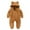 Khaki, variant on Herrnalise Toddler Baby Boys Girls Color Plush Cute Bear Ears Winter Thick Jumpsuit Romper, clearance under $10