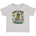 thumbnail image 3 of Inktastic Just a Girl Who Loves Pickles Girls Toddler T-Shirt, 3 of 5
