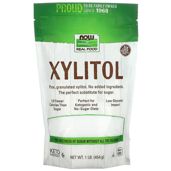 Now Foods,Real Food , Xylitol, 1 lb (454 g)