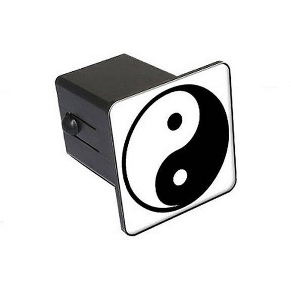 Yin And Yang 2" Tow Trailer Hitch Cover Plug Insert