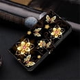 thumbnail image 6 of Leather For Samsung Galaxy A57 5G Wallet Case Crystal Material Painted Pattern, Wallet For Women Men Card Holder Magnetic Clasp Kickstand Folio Case,Color-9,For Galaxy A57 5G, 6 of 7