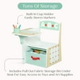 thumbnail image 6 of Delta Children ABC Alphabet Chair Desk with Storage Bin, Natural & Sage Green, 6 of 15