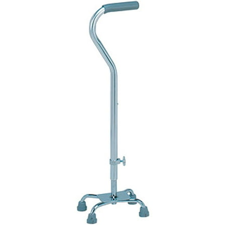 Carex Small Base Offset Handle Quad Cane