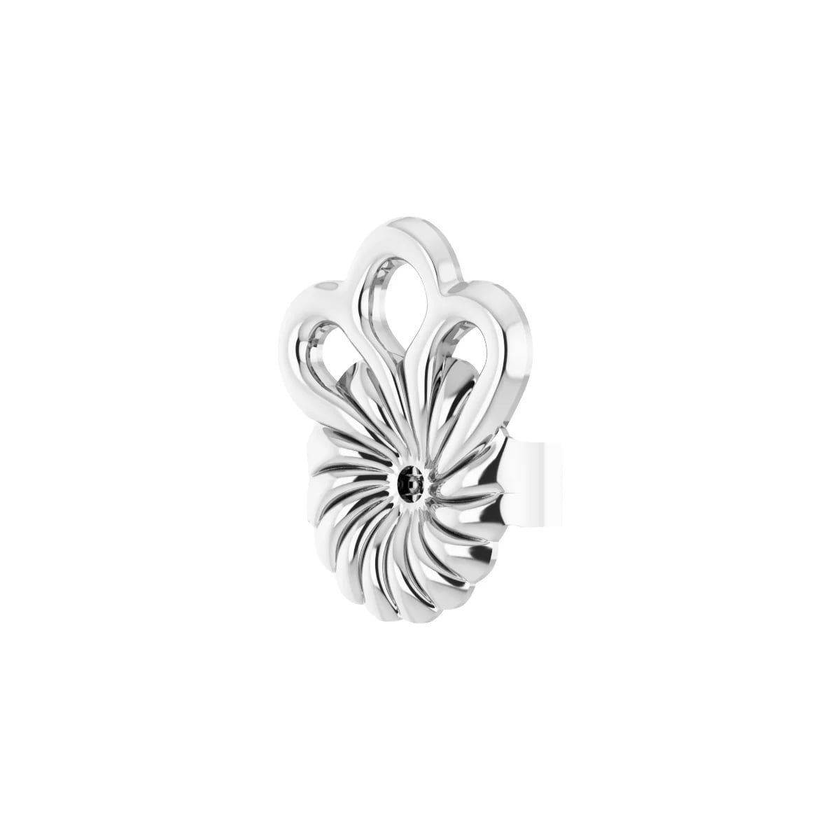 SuperJeweler 14K White Gold 8mm Earring Stabilizer Backs for Heavy Earrings for Women