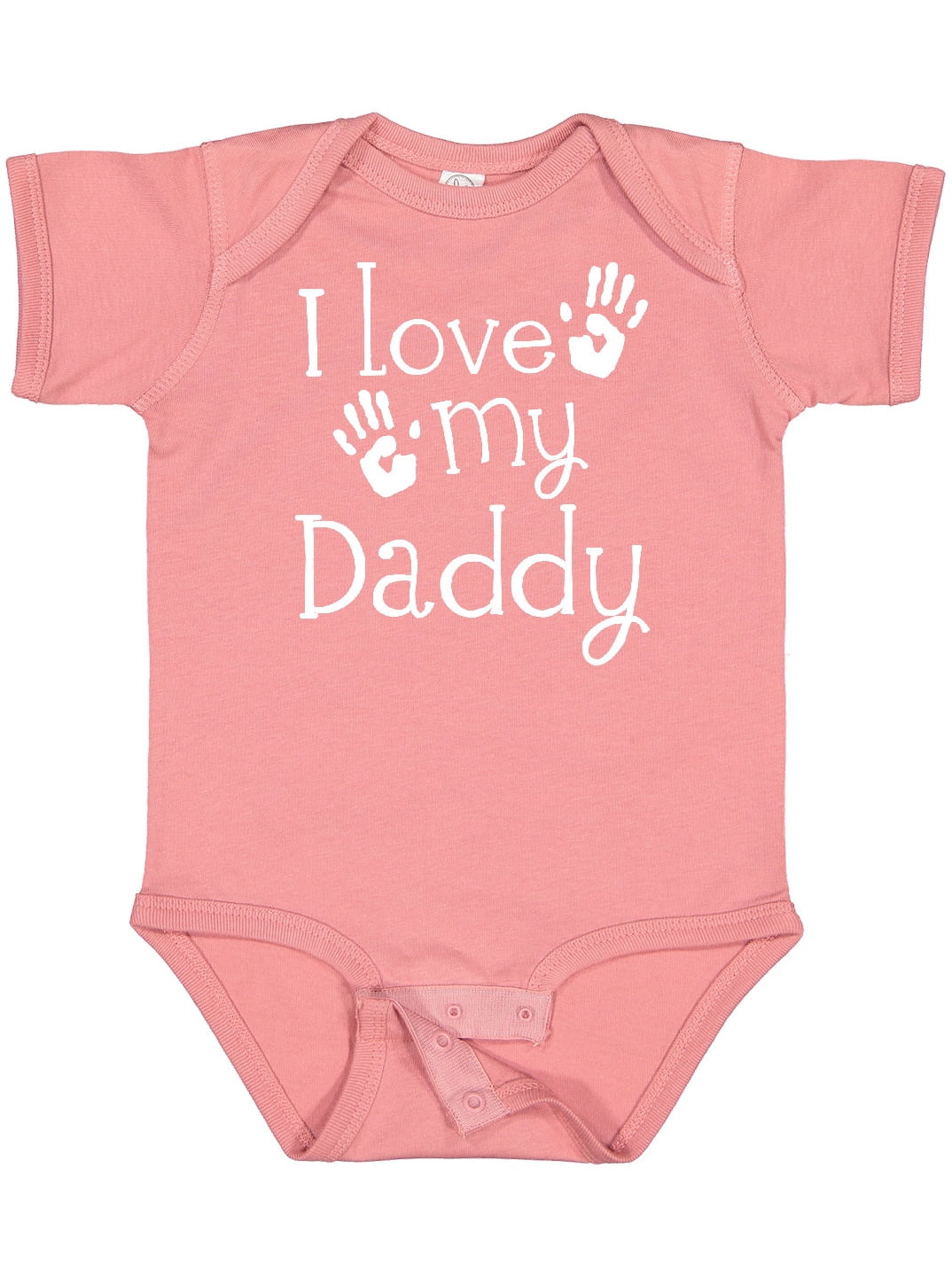 Inktastic I Love My Daddy Fathers Day Gift Baby Boy Or Baby Girl Bodysuit Walmart Com