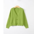thumbnail image 3 of Minimalists Long Sleeve Button Down Knit Sweater Womens Lightweight Stretch Fabric Easy Layering Oversized Cardigan Coat, 3 of 9