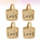 thumbnail image 4 of bolsas de regalo con diseño de amor, cestas pequeñas para flores, bolsas decorativas de lino, cestas para guardar dulces, suministros para bodas y Navidad., 4 of 7