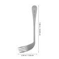 thumbnail image 4 of 1 Set of Angled Spoon Lightweight Ergonomic Fork Eating Feeding Utensil Assist Tableware, 4 of 4