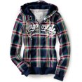 thumbnail image 1 of Aeropostale - Sudadera con capucha para mujer, con cremallera completa, New York 87, azul, XS, 1 of 1