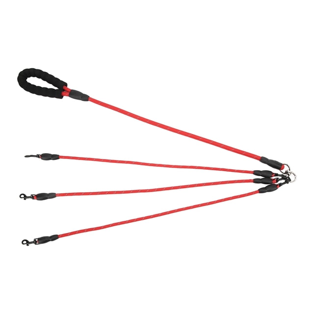 Dog Leash Dog Walking Leash Dog Training Leash Dog Traction Rope Nylon Dog Leash Dog Leash 360° Rotation Reflective Dog Walking Leash With Foam Handle For Hiking Camping Backyard