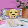 thumbnail image 3 of Pen + Gear Character Pencil Pouch with Cute Dog & Flower Design, 3 of 3